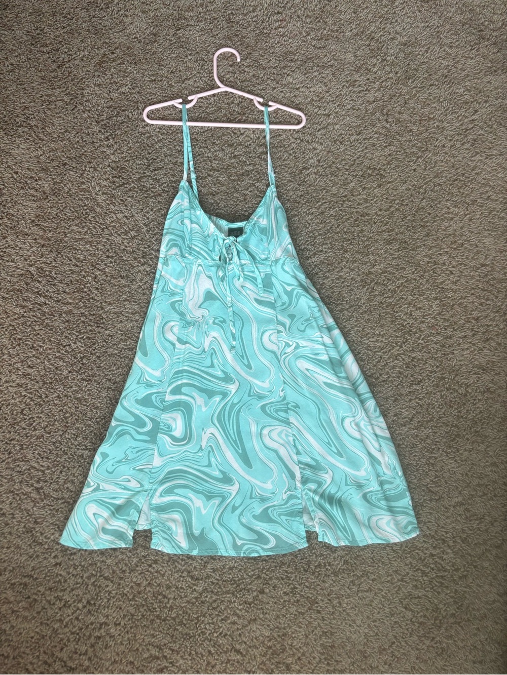 wild fable Mint Swirl Mini Dress